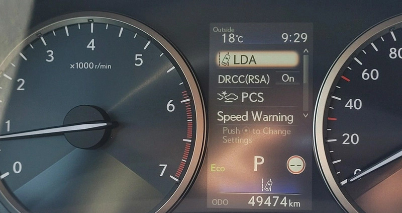 Lexus NX cena 138900 przebieg: 49474, rok produkcji 2019 z Kraśnik małe 781